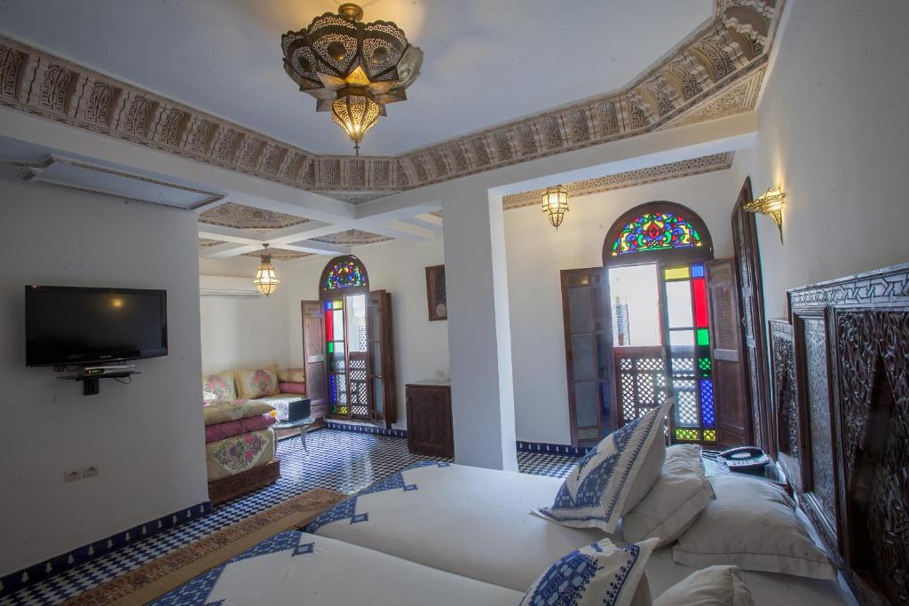 Сьюит (Семейный люкс (для 2 взрослых и 2 детей)), Riad Salam Fes