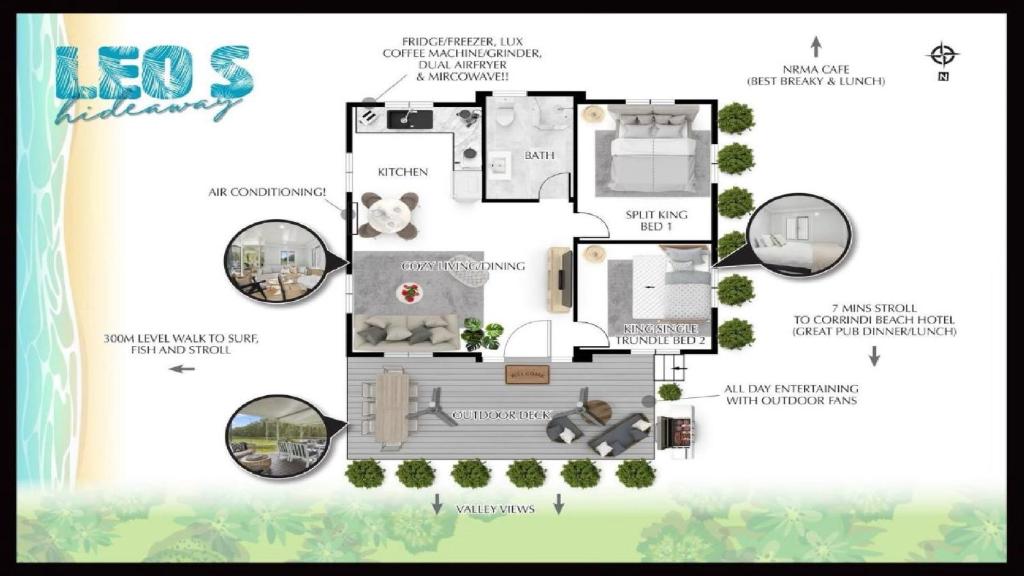 Leo's Beach Hideaway - Stylish Tiny Home photo 1