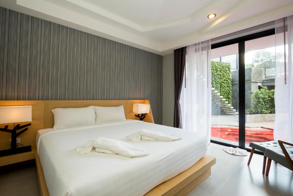 Двухместный (Номер Делюкс с выходом к бассейну), Отель Apple A Day Resort