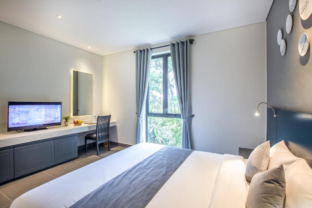 Двухместный (Улучшенный двухместный номер с 1 кроватью), Thanh Tan Hot Springs By Fusion