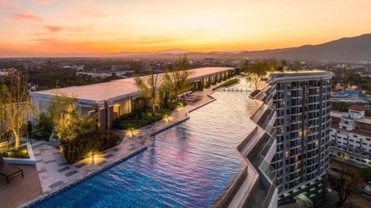 Astra Sky River 3 Bedroom 2B 73sqm - Rooftop Pool, Chiang Mai