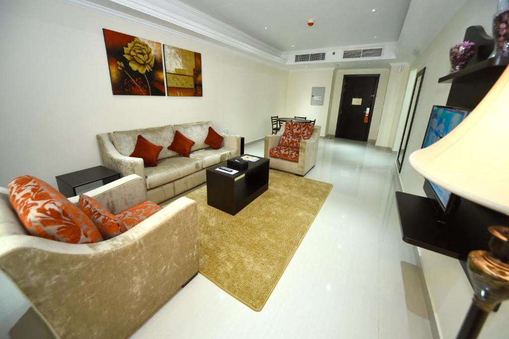 Сьюит (Люкс с 2 спальнями (для 4 взрослых)), Апарт-отель Alain Hotel Apartments Ajman
