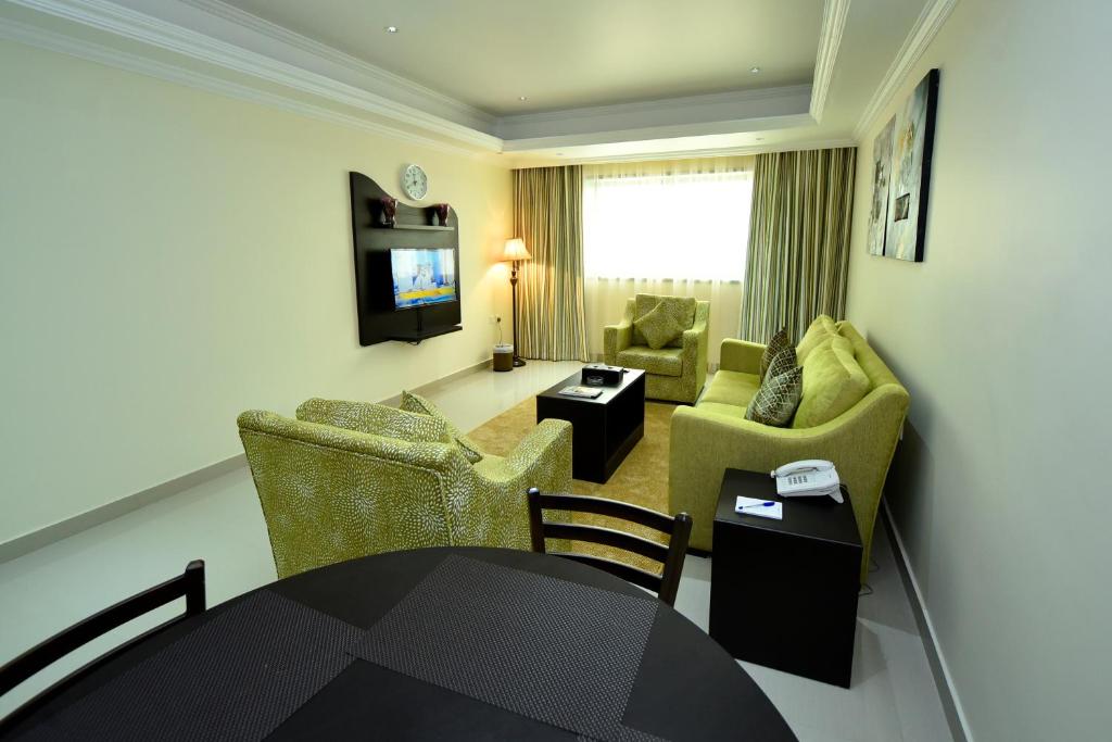 Сьюит (Люкс с 2 спальнями (для 4 взрослых)), Апарт-отель Alain Hotel Apartments Ajman