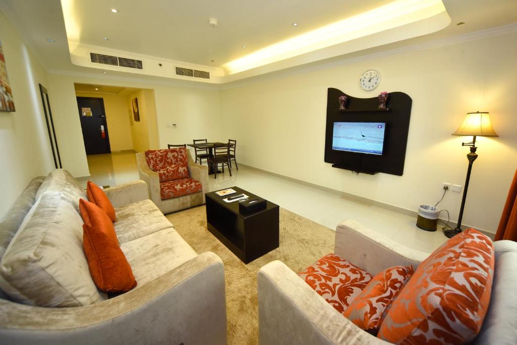 Сьюит (Люкс с 2 спальнями (для 4 взрослых)), Апарт-отель Alain Hotel Apartments Ajman