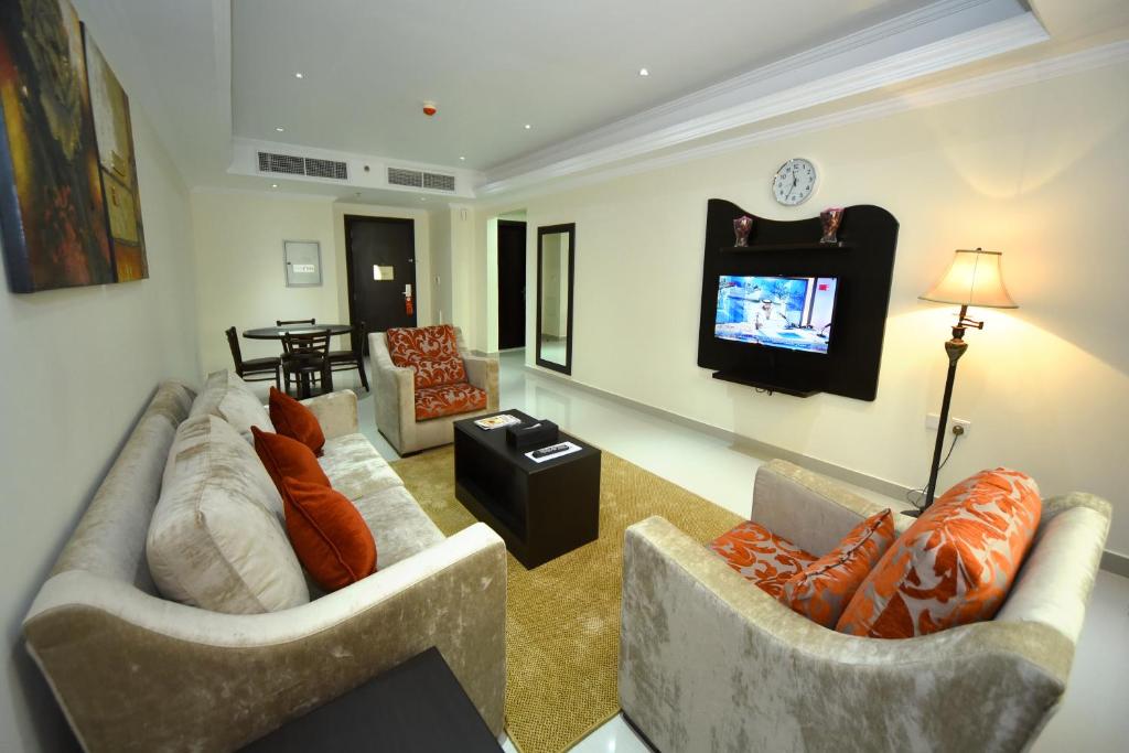 Сьюит (Четырехместный суперлюкс), Апарт-отель Alain Hotel Apartments Ajman