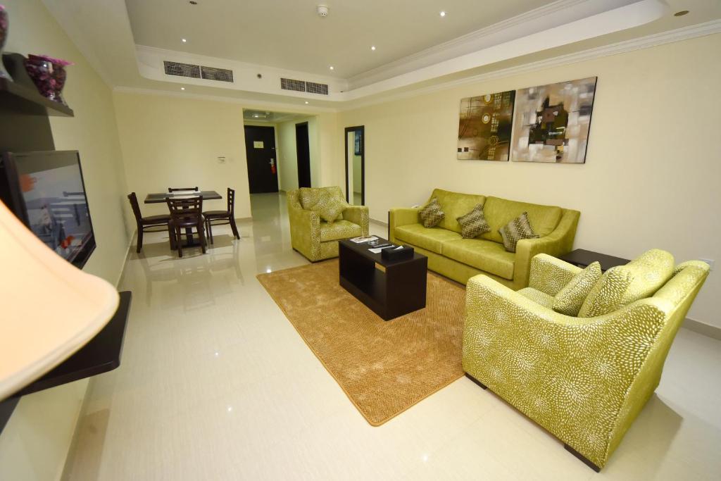 Сьюит (Четырехместный суперлюкс), Апарт-отель Alain Hotel Apartments Ajman