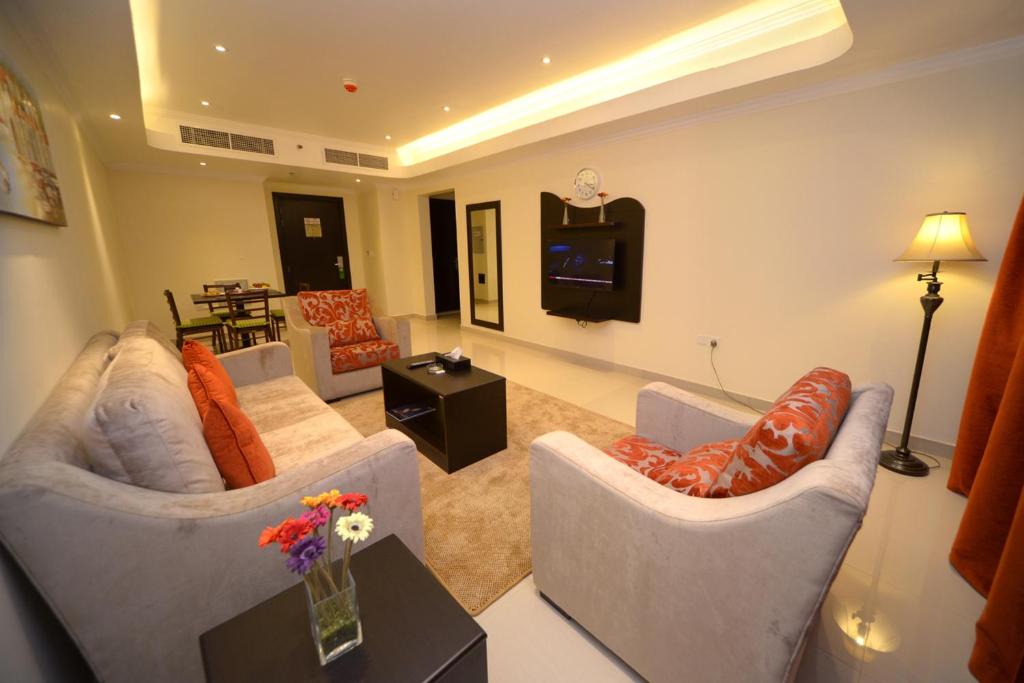 Сьюит (Четырехместный суперлюкс), Апарт-отель Alain Hotel Apartments Ajman