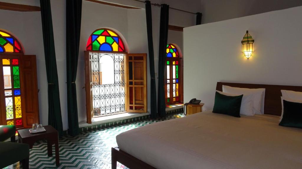 Сьюит (Люкс с кроватью размера «queen-size» и видом на бассейн), Riad Sabah
