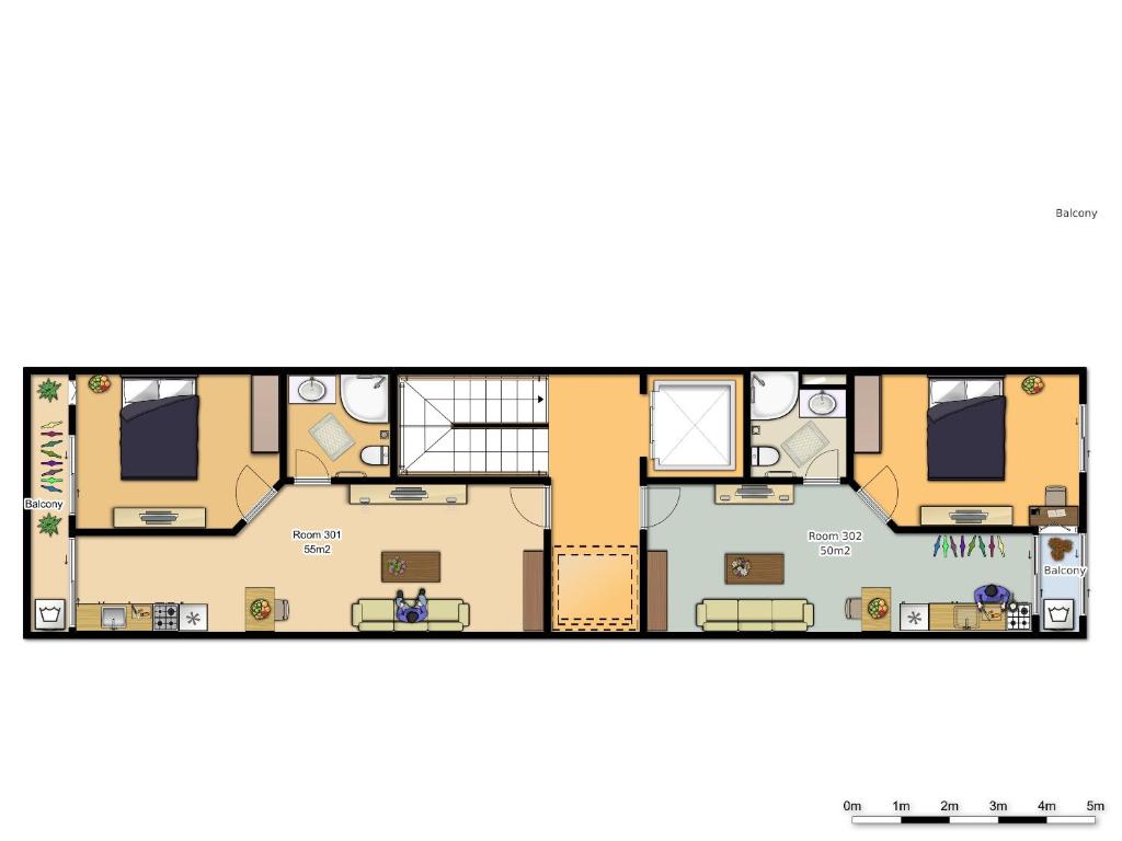 Апартаменты (Апартаменты с 1 спальней), Palmo Serviced Apartment 1