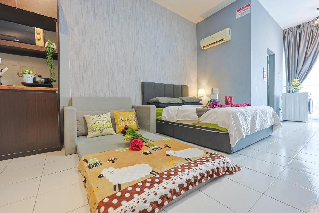 5mins to Sunway Pyramid #Subang SS15 Cozy Studio Menara Rajawali