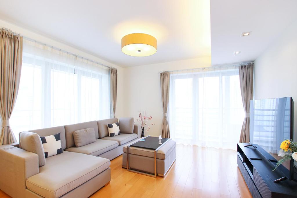 Tyms High Serviced Residence Shanghai Xujiahui Metro Room Type - City View 3 Bedroom Deluxe Family Suite