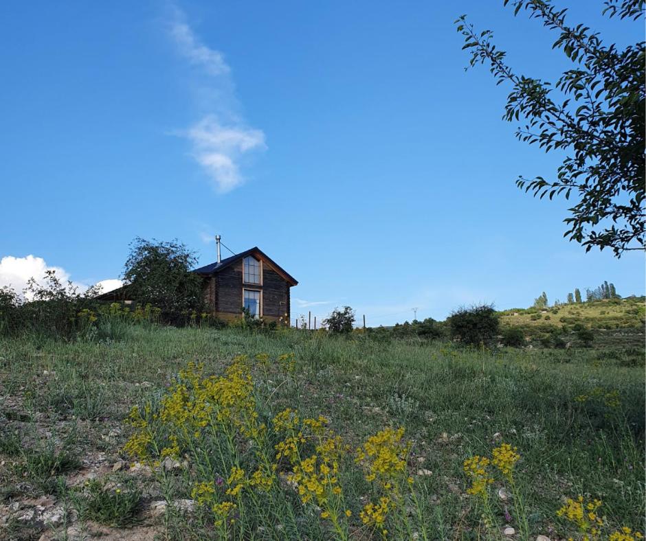 Idyllisches Holzhaus mit Bergblick nähe Garni