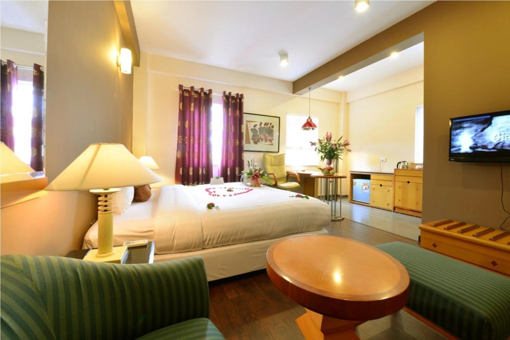 Двухместный (Двухместный номер Делюкс с 1 кроватью), Golden Sun Villa Hotel