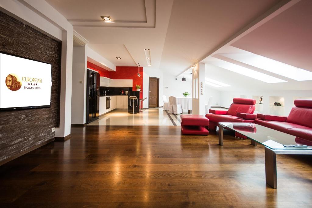 Апартаменты (Апартаменты с 2 спальнями - Пентхаус), Europejski Boutique Hotel