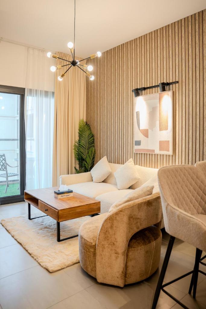 1BR Mamsha Nest with balcony by BlueCloud Holidays
