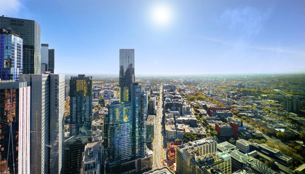 Skyline Luxury in Melbourne Central Tallest Tower - Aurora Apartment with Epic Views & Pool Access photo 1