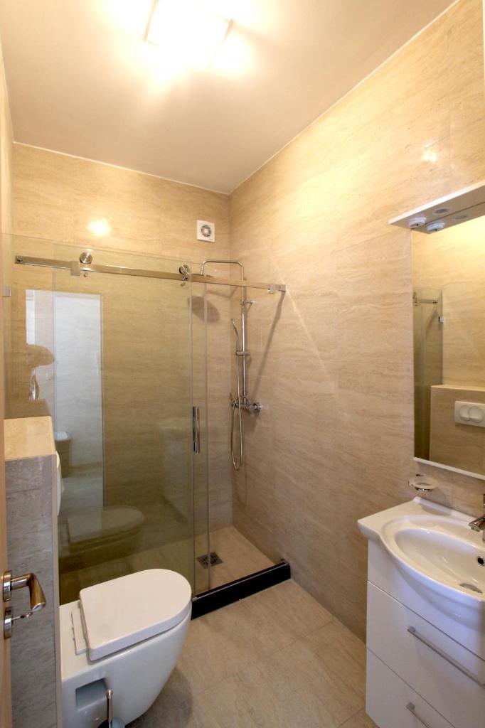 Апартаменты (Апартаменты с 1 спальней и балконом с видом на море), Apartments Aqua