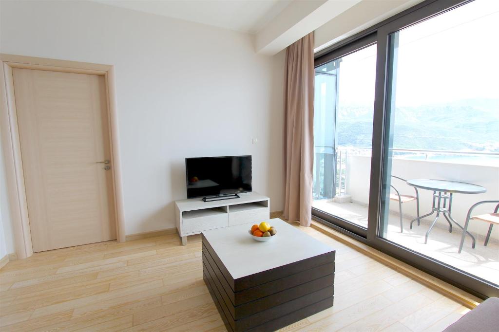 Апартаменты (Апартаменты с 1 спальней и балконом с видом на море), Apartments Aqua