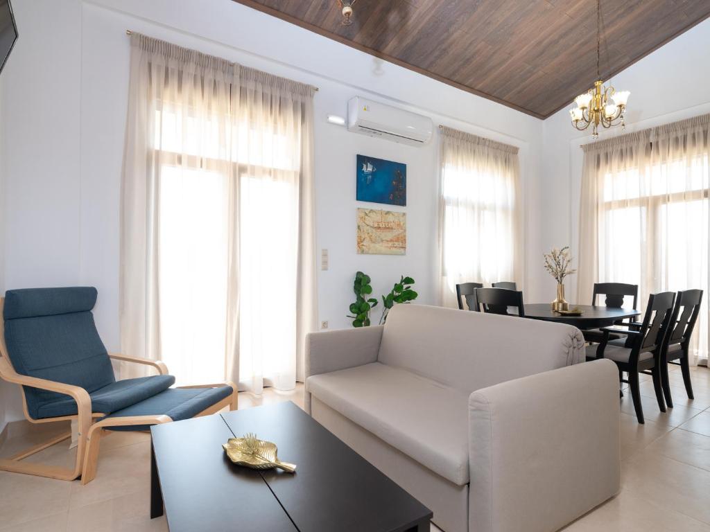 POSEIDON Villas Agia Pelagia-Private swimming pool and sea view - Tap to explore photos