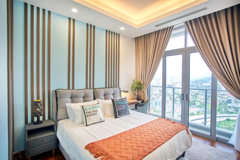 Royce Residence KLCC by Cobnb Room Type - Deluxe 1+1 Bedroom Suite with Bathtub, Balcony