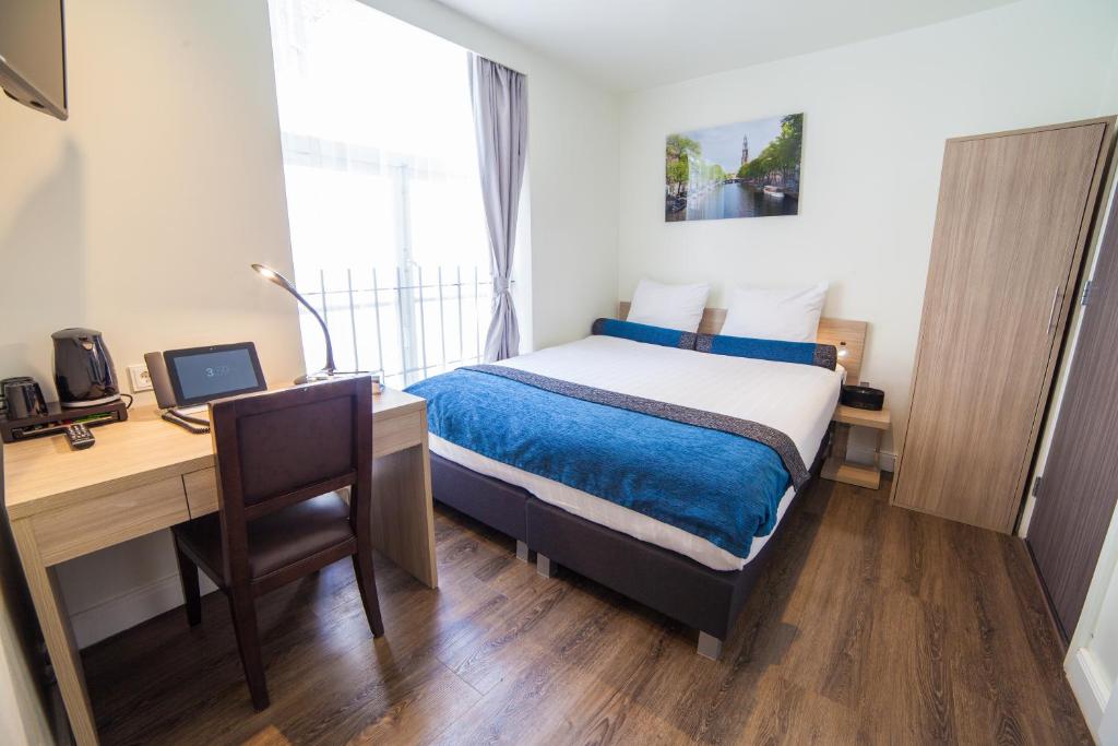 Двухместный (Небольшой двухместный номер с 1 кроватью), Hotel Library Amsterdam