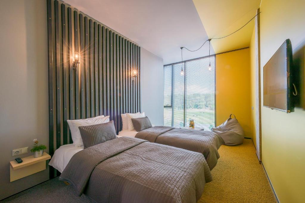 Двухместный (Двухместный номер с 2 отдельными кроватями), Urbihop Hotel