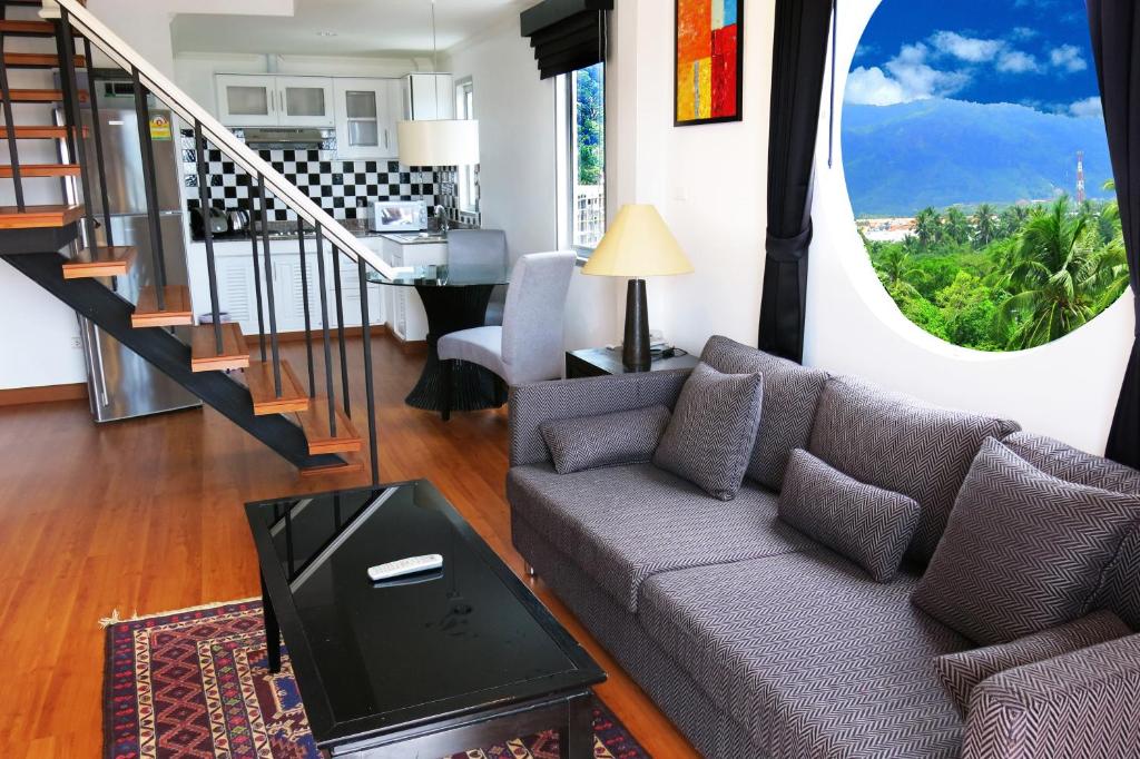 Апартаменты (Двухуровневые апартаменты), Orchid Kathu Heights Service Apartments