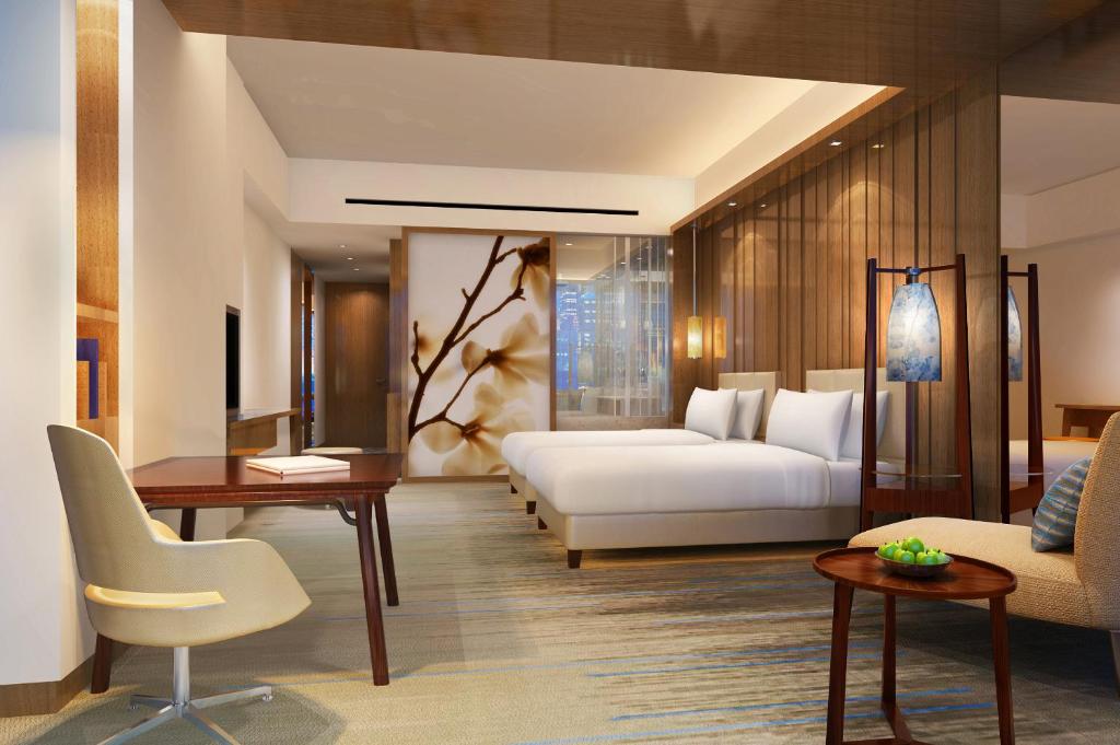 Двухместный (Двухместный номер с 2 отдельными кроватями), Hyatt Regency Shanghai Wujiaochang