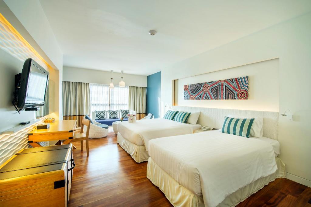 Двухместный (Номер Делюкс с 2 отдельными кроватями - Крыло Palm), Отель Jomtien Palm Beach