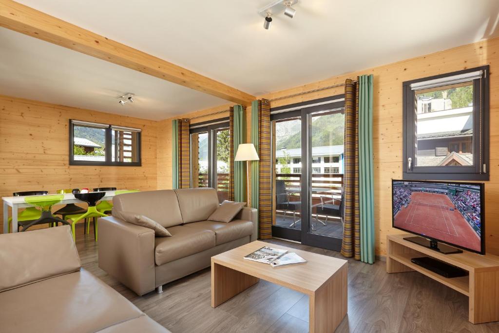 Апартаменты (Апартаменты с 2 спальнями (для 6 взрослых)), Appartements de l'Hôtel de l'Arve