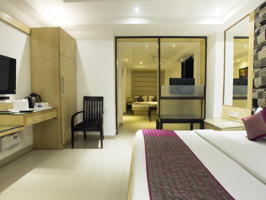 Двухместный (Бюджетный двухместный номер с 1 кроватью), Hotel Krishna Deluxe
