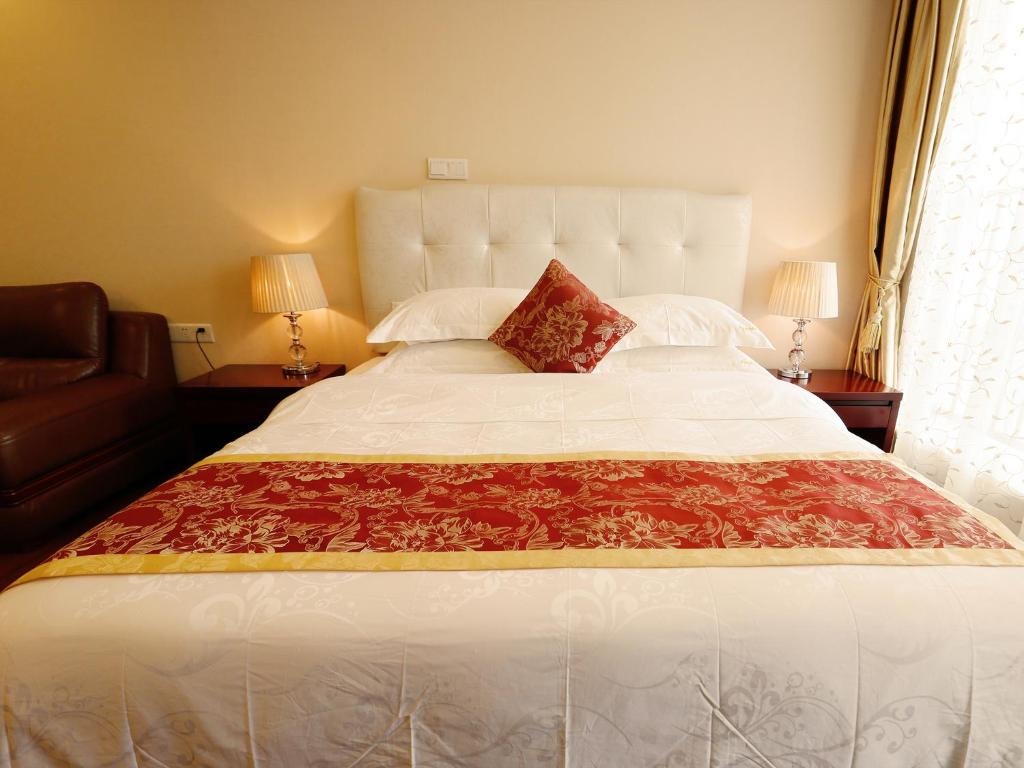 Двухместный (Номер Делюкс с кроватью размера «queen-size»), Guangzhou Pengman Apartment Zhengjia Huanshi Branch