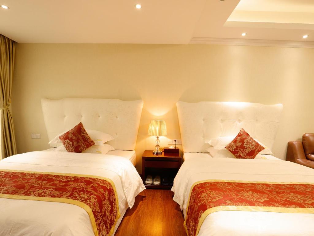 Двухместный (Двухместный номер Делюкс с 2 отдельными кроватями), Guangzhou Pengman Apartment Zhengjia Huanshi Branch