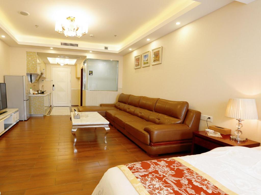 Двухместный (Номер Делюкс с кроватью размера «queen-size»), Guangzhou Boman Apartment Zhengjia Huanshi Branch