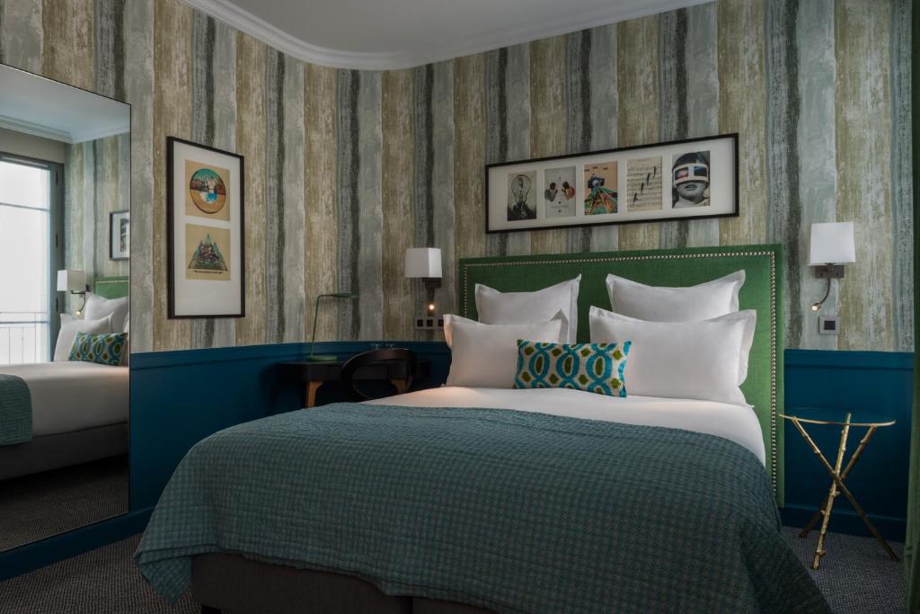 Двухместный (Улучшенный двухместный номер с 1 кроватью), Hôtel Adèle & Jules
