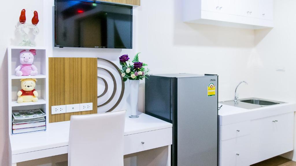 Двухместный (Двухместный номер Делюкс с 2 отдельными кроватями), Sunset Residence Pinklao