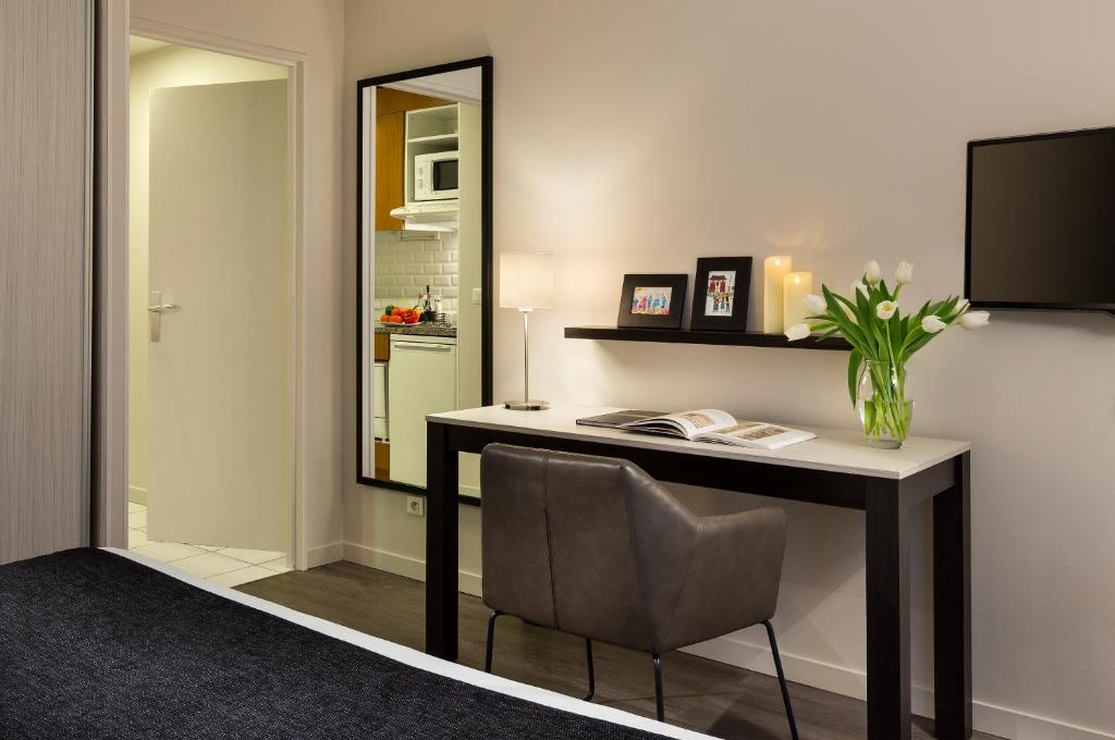Двухместный (Номер-студио (для 2 взрослых)), Citadines Montmartre Paris