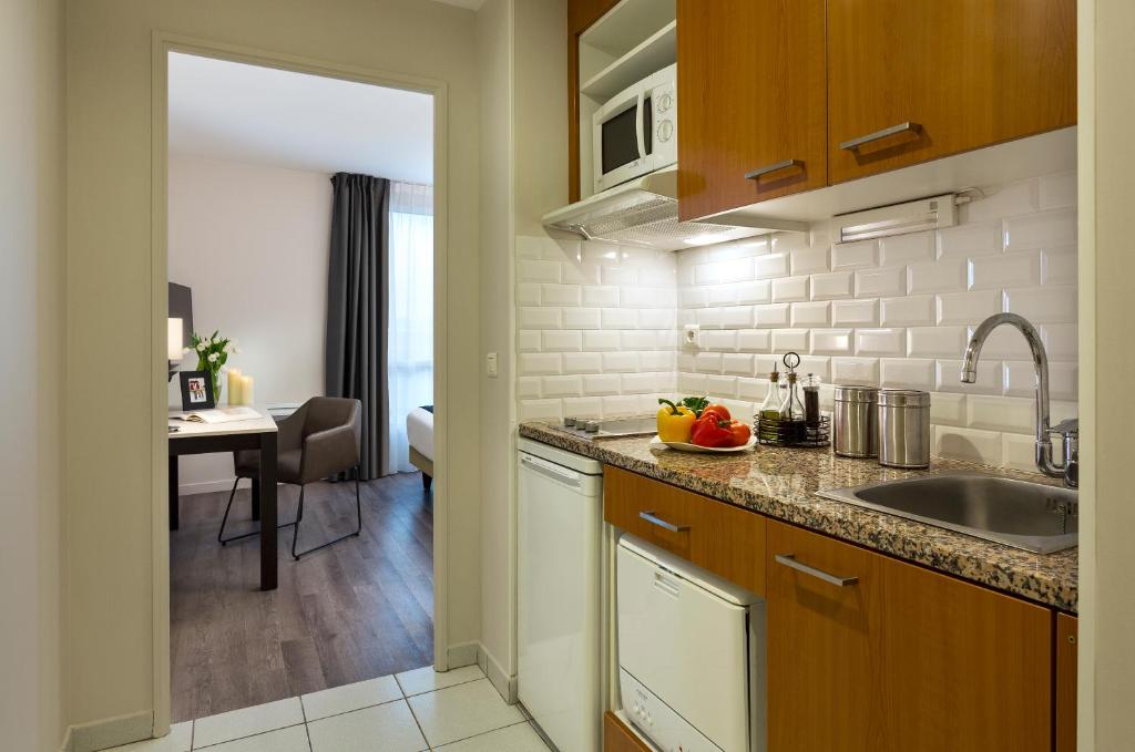 Двухместный (Номер-студио (для 2 взрослых)), Citadines Montmartre Paris