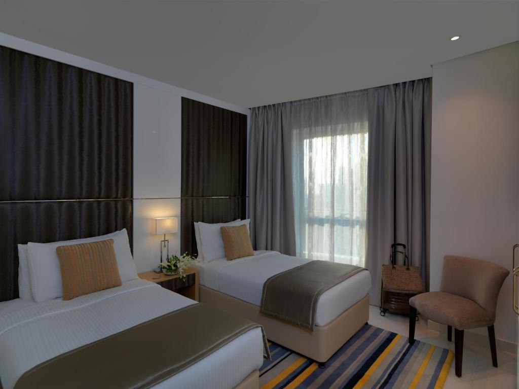 Апартаменты (Люкс с 2 спальнями и видом на канал), Апарт-отель DAMAC Maison Canal Views