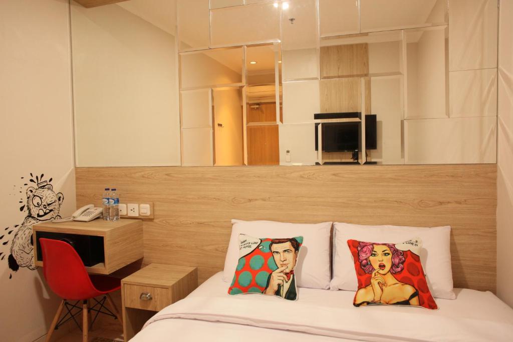 Двухместный (Двухместный номер Делюкс с 1 кроватью без окна), Bold Hotel Jakarta