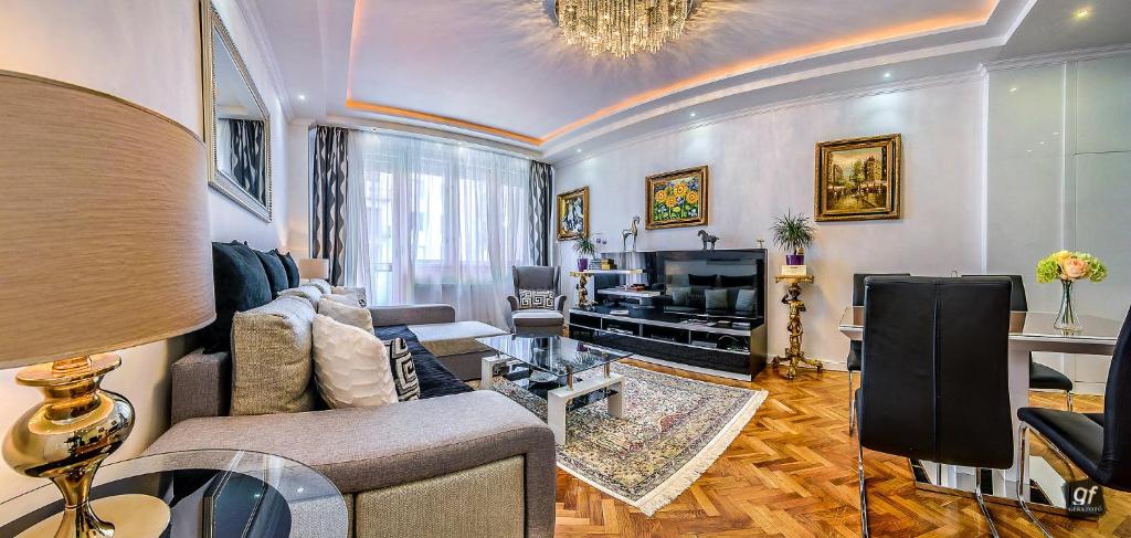 Апартаменты (Апартаменты с 2 спальнями, балконом и видом на реку), Vip Apartments Budapest