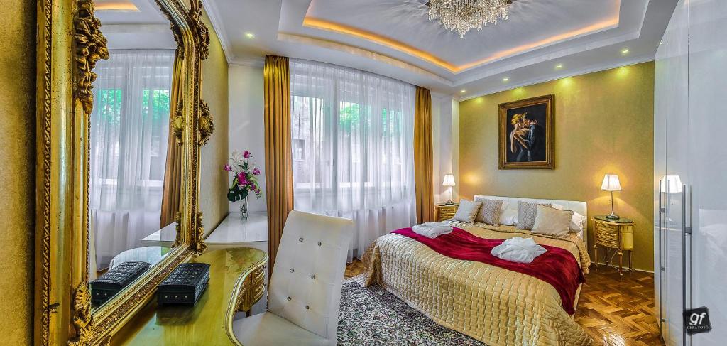 Апартаменты (Апартаменты с 2 спальнями, балконом и видом на реку), Vip Apartments Budapest