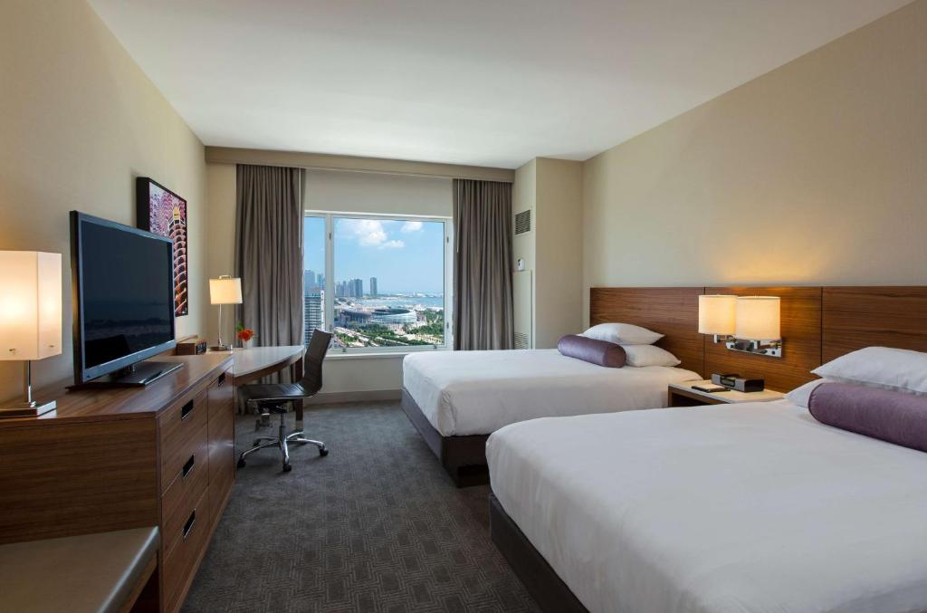 Четырехместный (Двухместный номер с 1 кроватью, вид на озеро), Hyatt Regency McCormick Place