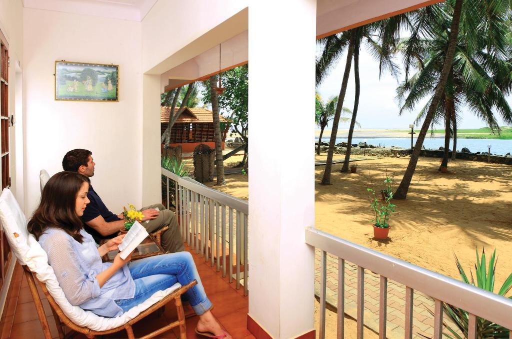 Двухместный (Двухместный номер Делюкс с вентилятором), Beach and Lake Ayurvedic Resort