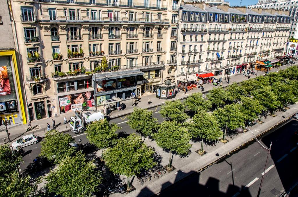 Двухместный (Двухместный номер Делюкс с 1 кроватью), Contact Hôtel Alizé Montmartre