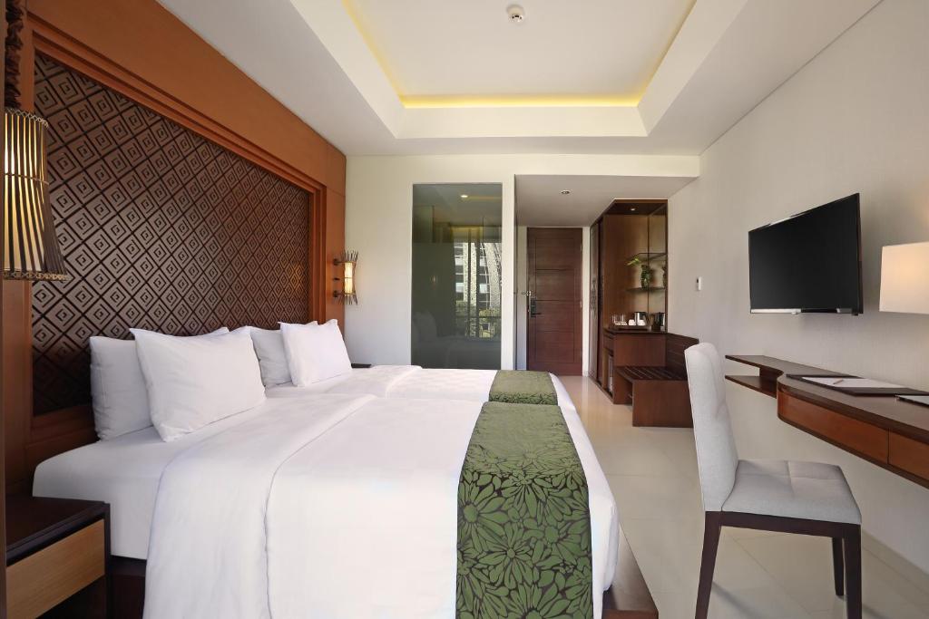 Двухместный (Двухместный номер Делюкс с 2 отдельными кроватями), Golden Tulip Jineng Resort Bali