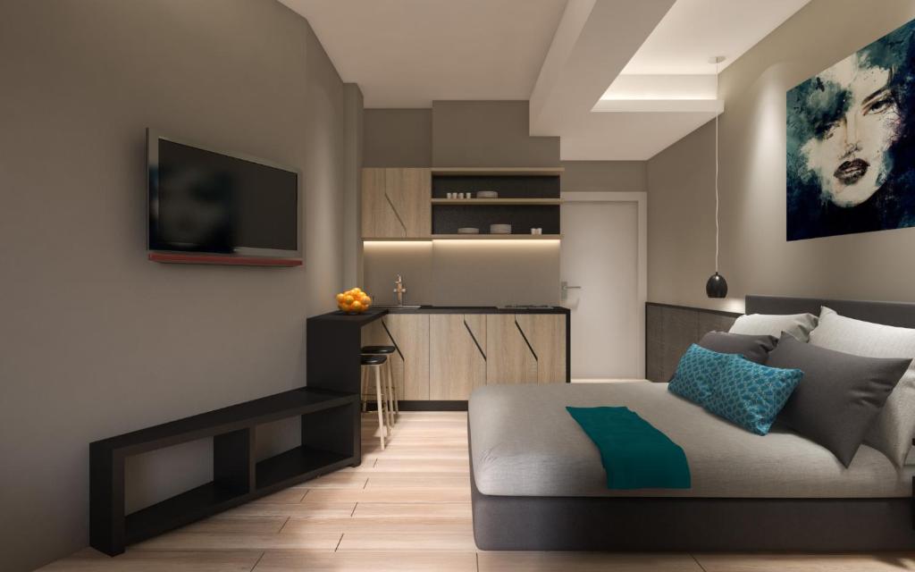 Двухместный (Стандартный двухместный номер с 1 кроватью), Twister Apartments