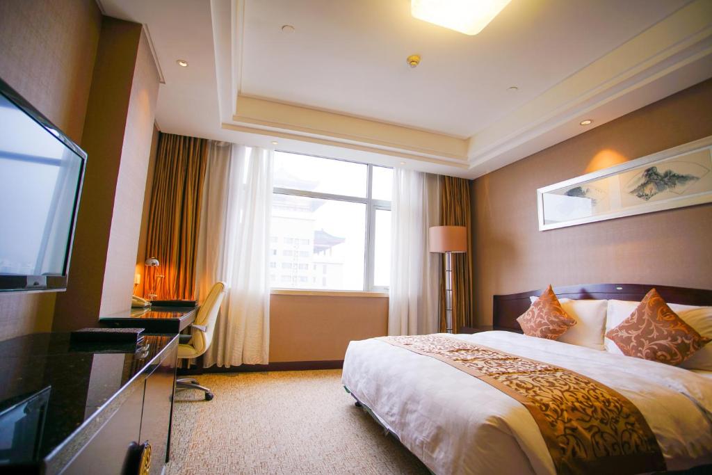 Двухместный (Номер бизнес-класса с кроватью размера «king-size»), Grand Soluxe Hotel Xi'an