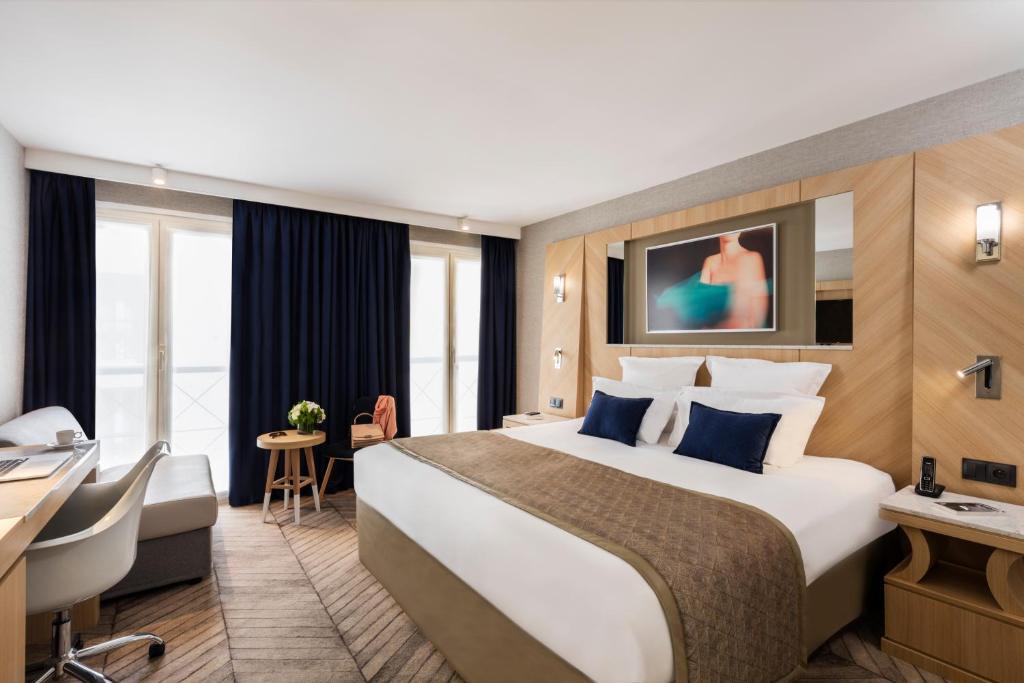 Двухместный (Улучшенный номер с кроватью размера «king-size»), Best Western Premier Louvre Saint-Honoré