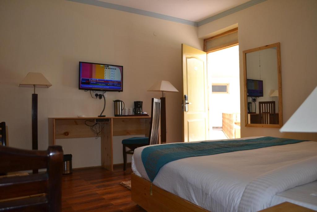 Двухместный (Двухместный номер Делюкс с 1 кроватью), Chonjor Residency Leh